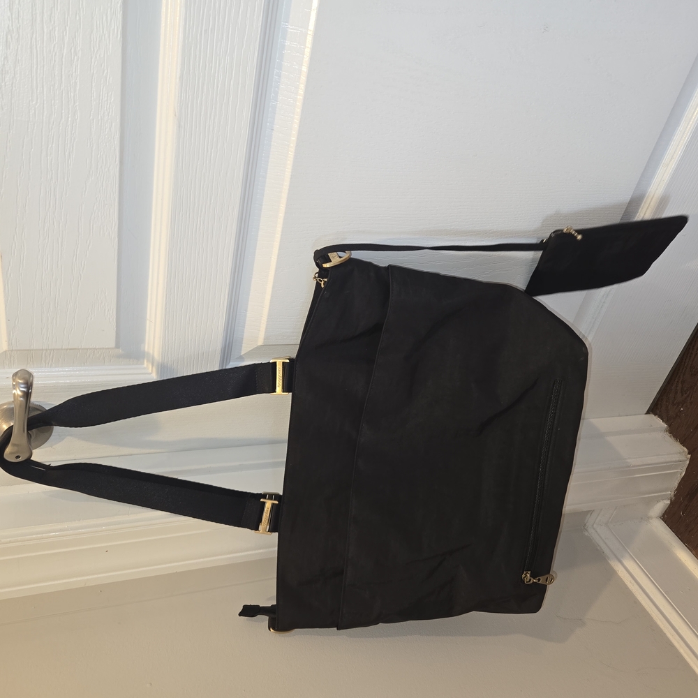Baggallini Tulum Black Tote Travel Bag Handbag Zip - Picture 8 of 16